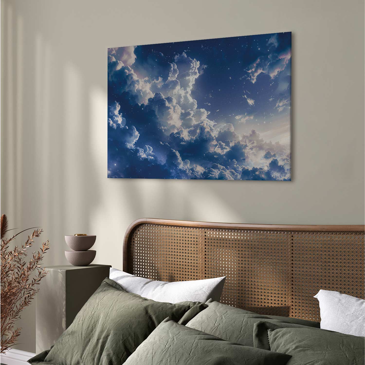 Starry Cloudscape Sky Canvas Print
