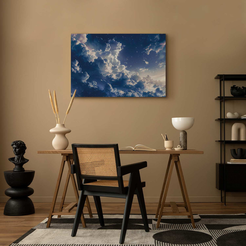 Starry Cloudscape Sky Canvas Print
