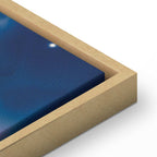 Leinwanddruck – Sternenklare Wolken und zartes Licht über einem Himmelsausschnitt