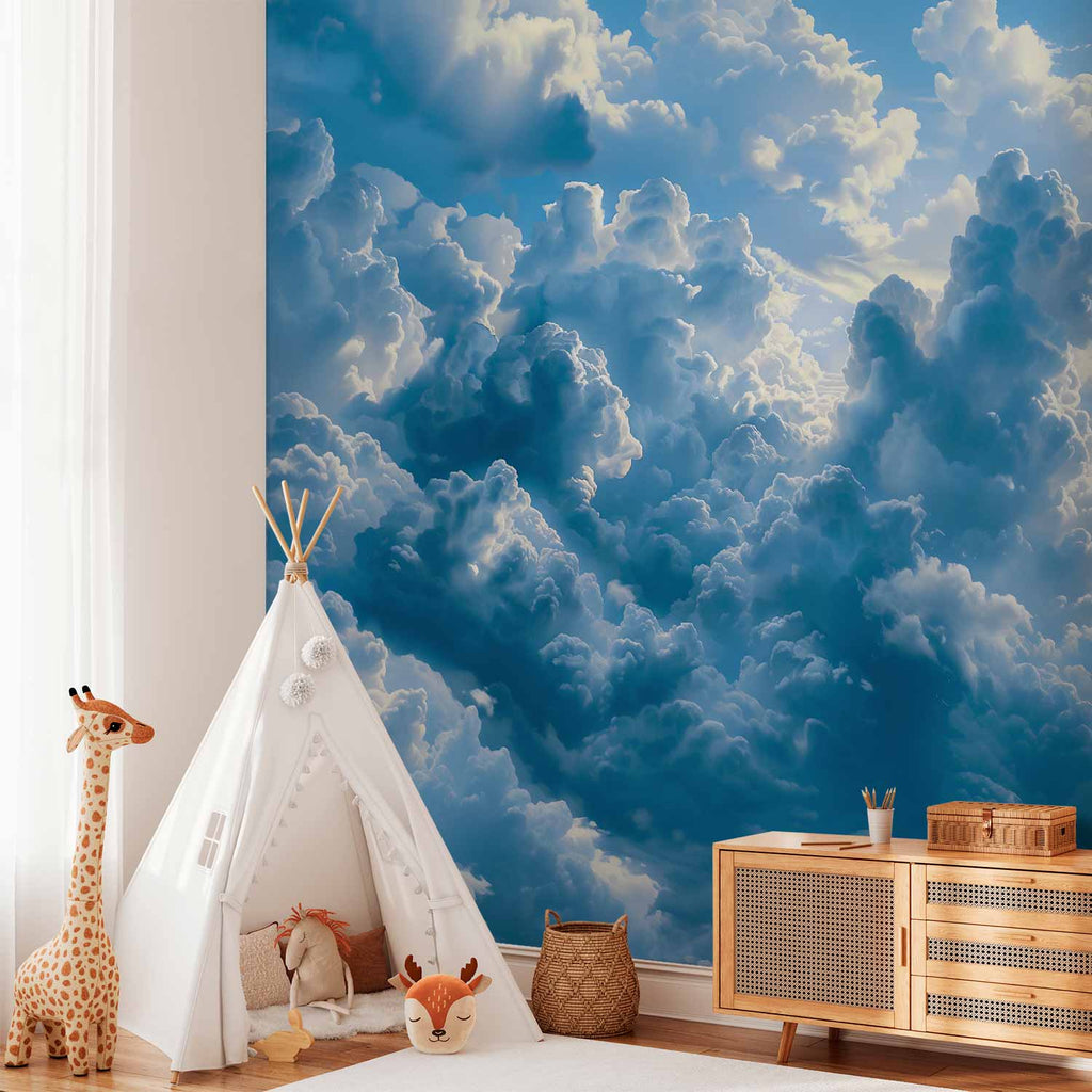 Morning Cloud Sky Ocean Wall Mural