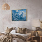 Canvas Print Ocean in the Air: Waving Clouds Reflecting Morning Light