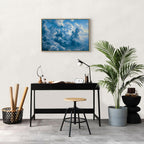 Canvas Print Ocean in the Air: Waving Clouds Reflecting Morning Light