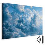Morning Cloudscape Ocean Sky Canvas Print