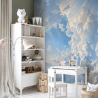 Sunlit Cloudscape Sky Wall Mural