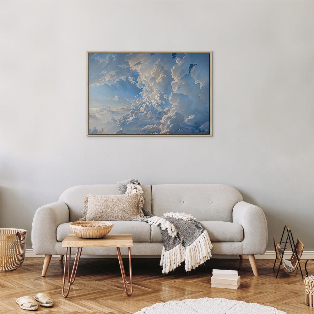 Canvas Print: The Sun Revealing the Secrets of the Clouds