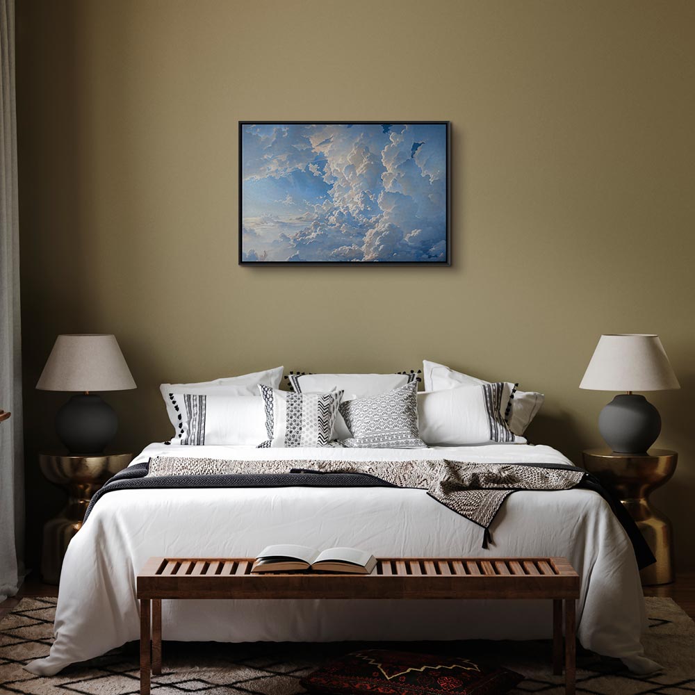 Canvas Print: The Sun Revealing the Secrets of the Clouds