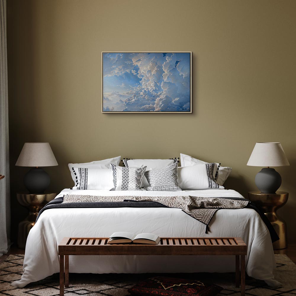 Canvas Print: The Sun Revealing the Secrets of the Clouds