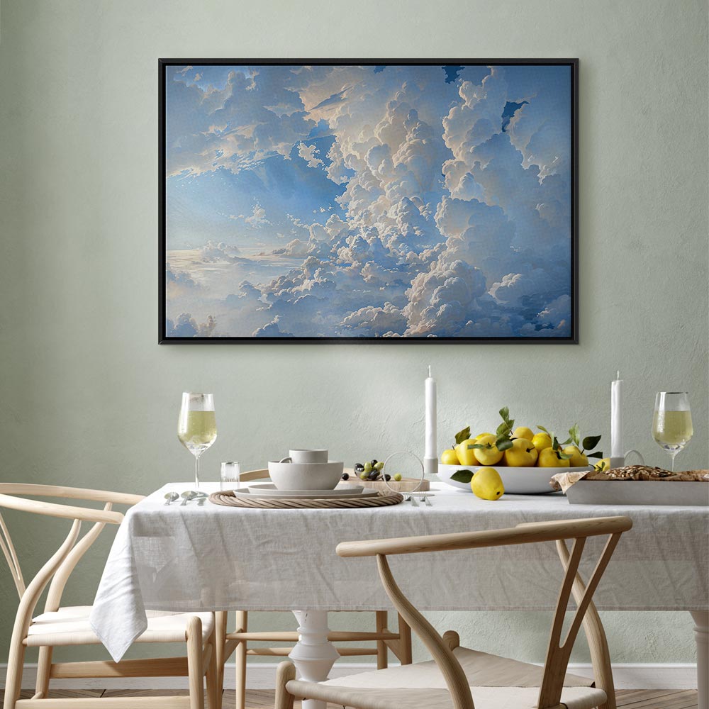 Canvas Print: The Sun Revealing the Secrets of the Clouds