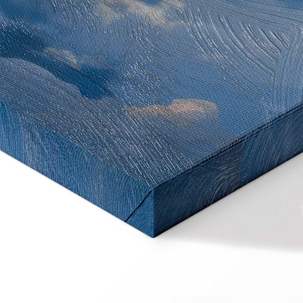 Sunlit Clouds Sky Canvas Print