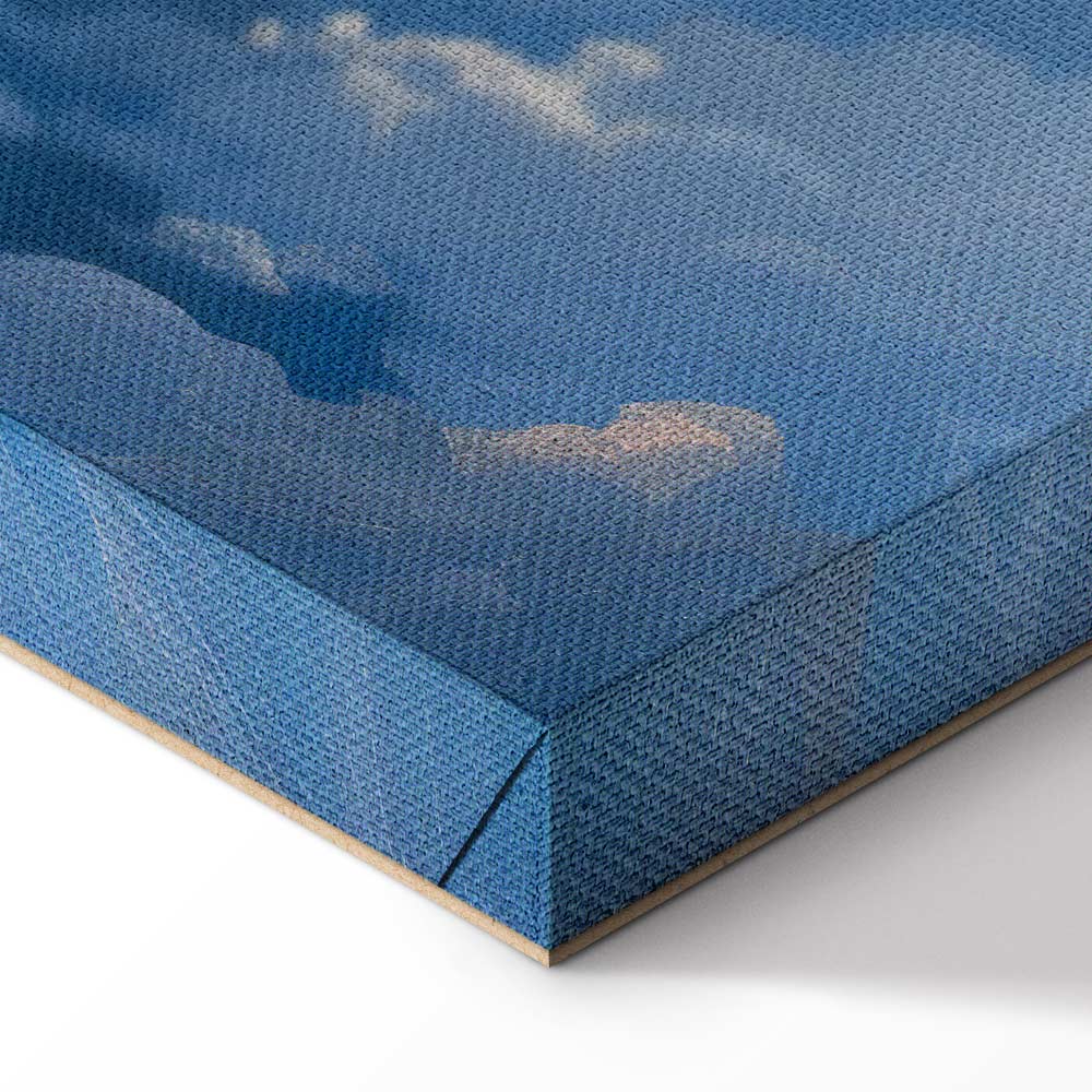 Sunlit Clouds Sky Canvas Print