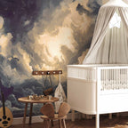 Sunlight and Clouds Dramatic Wall Mural