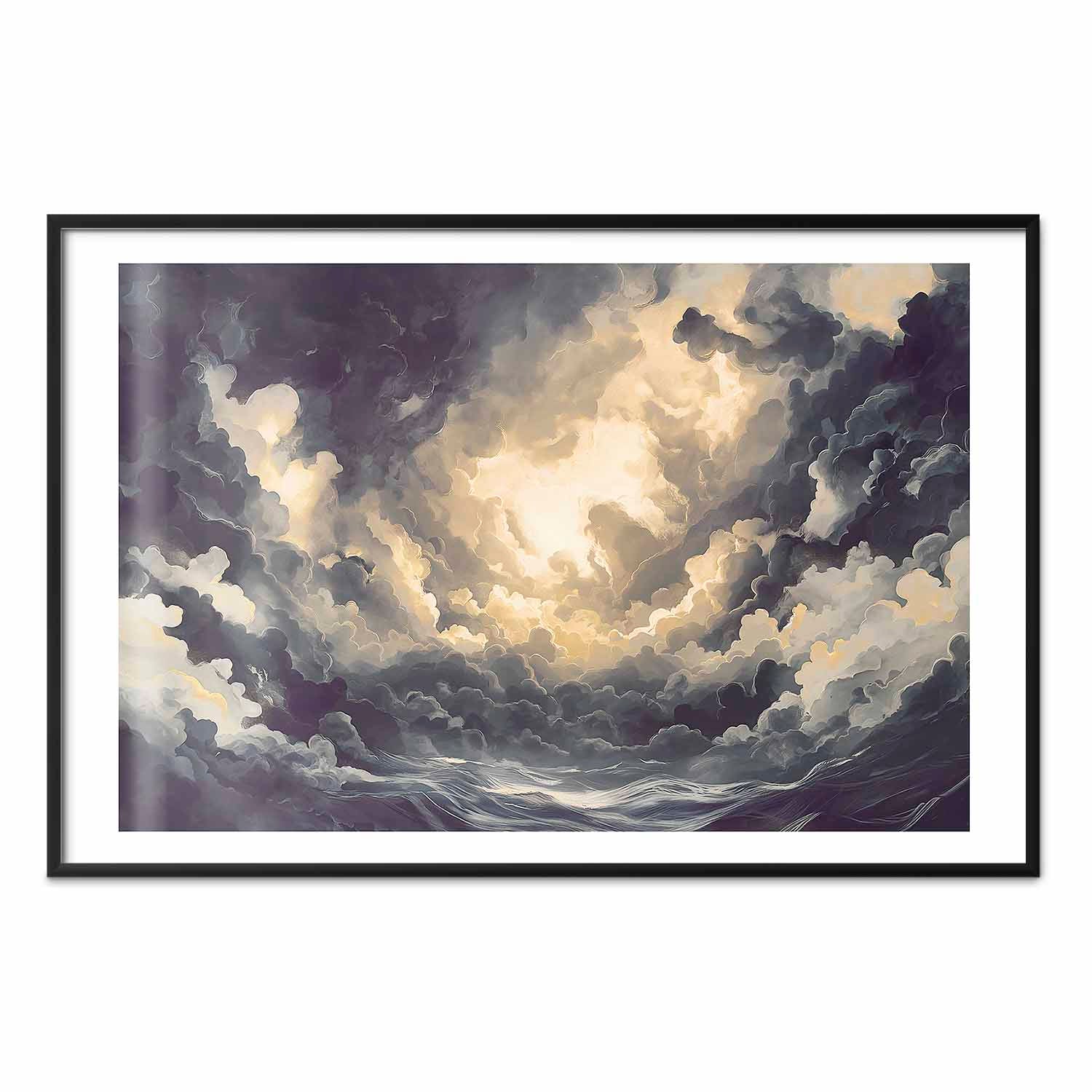 Sunlight and Clouds Dramatic Sky Poster