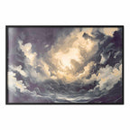 Sunlight and Clouds Dramatic Sky Poster