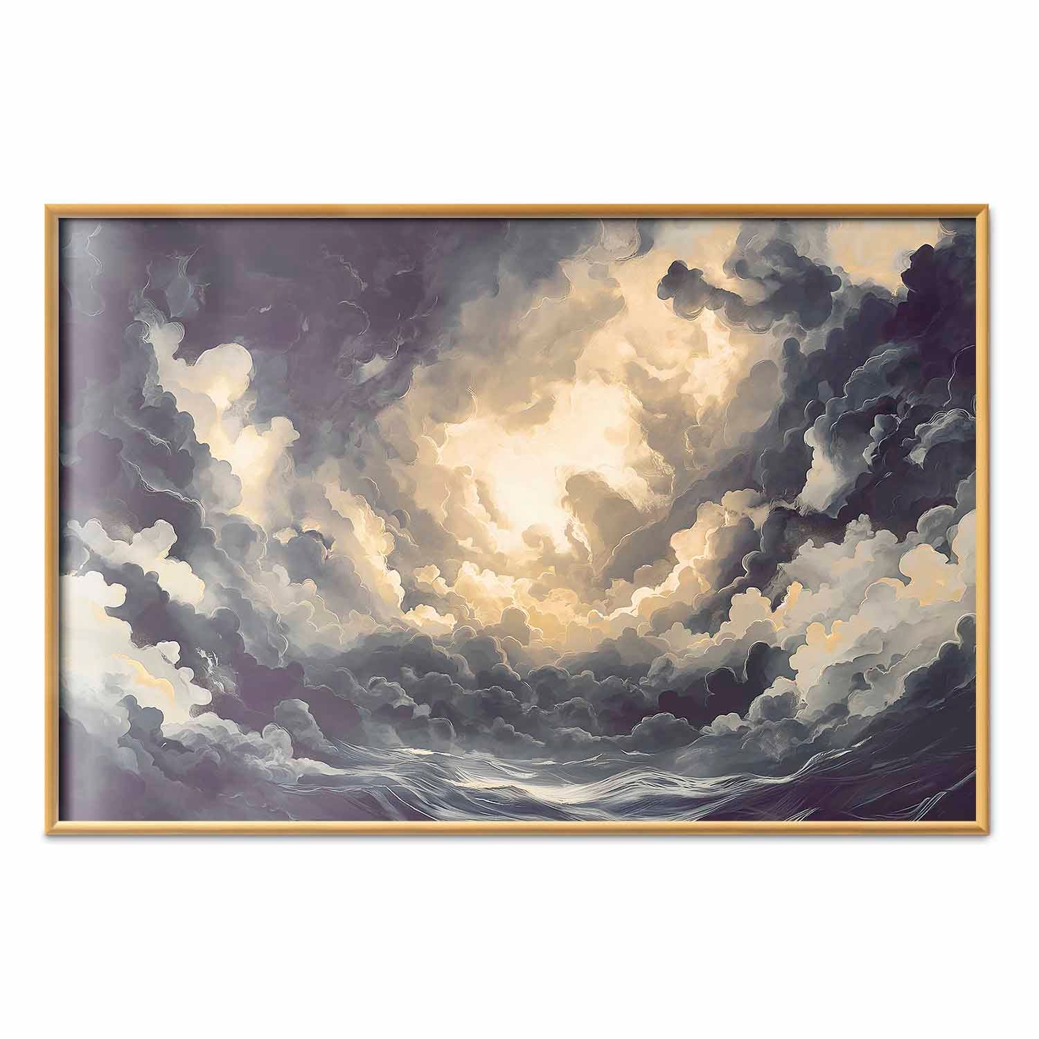 Sunlight and Clouds Dramatic Sky Poster