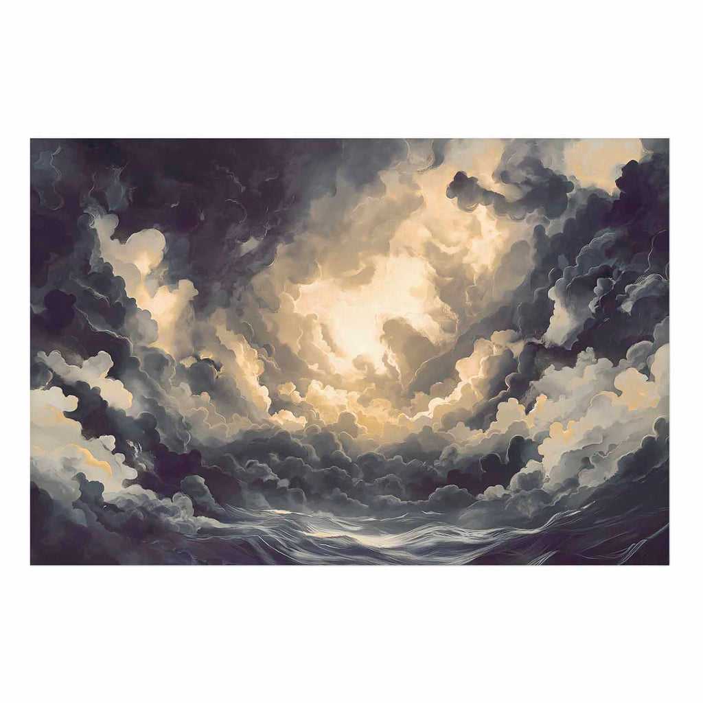 Sunlight and Clouds Dramatic Sky Poster