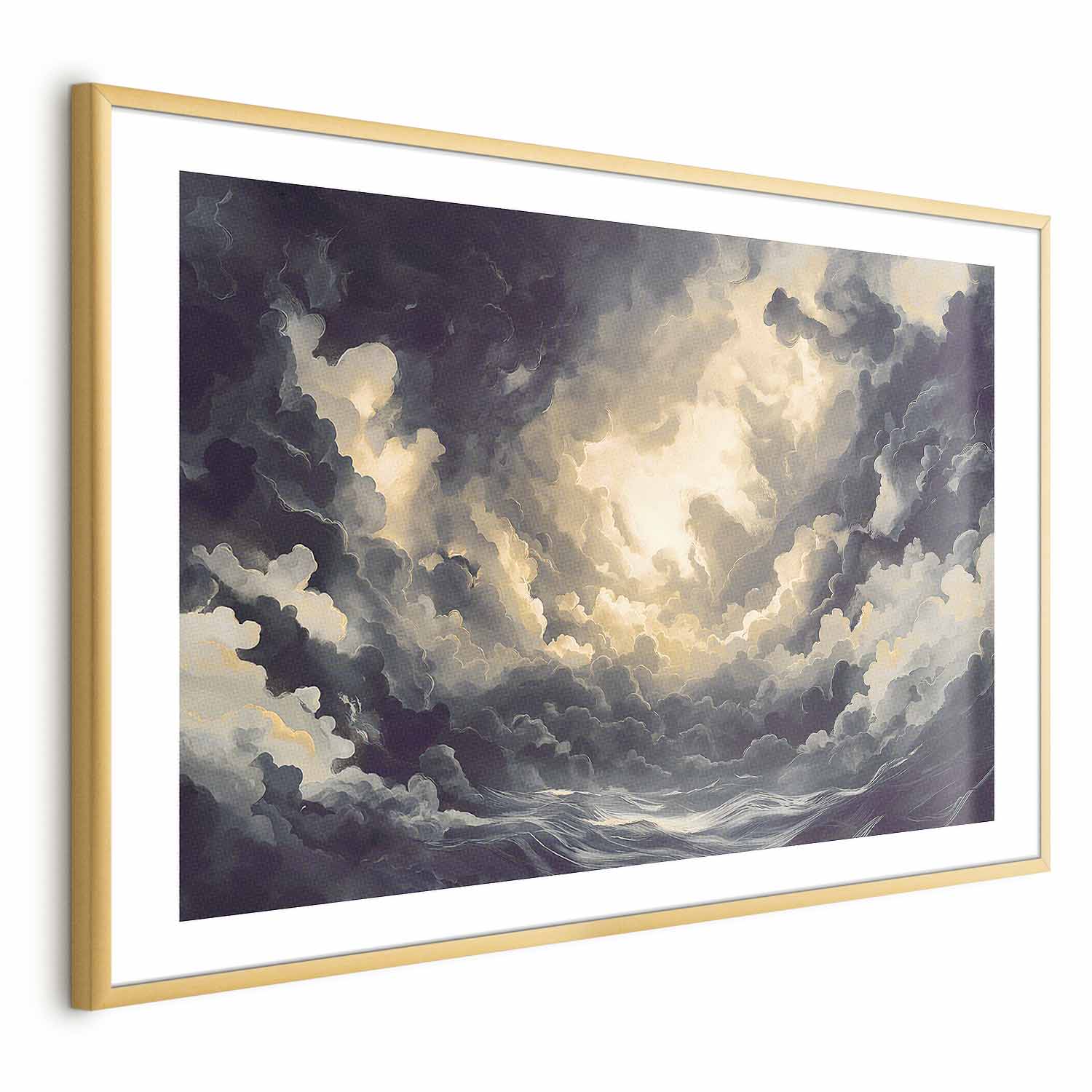 Sunlight and Clouds Dramatic Sky Poster