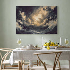 Sunlight Over Clouds Sky Canvas Print