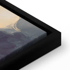 Canvas Print: Epic Light Play - The Sun Battling for Dominance Over the Clouds