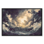 Sunlight Over Clouds Sky Canvas Print