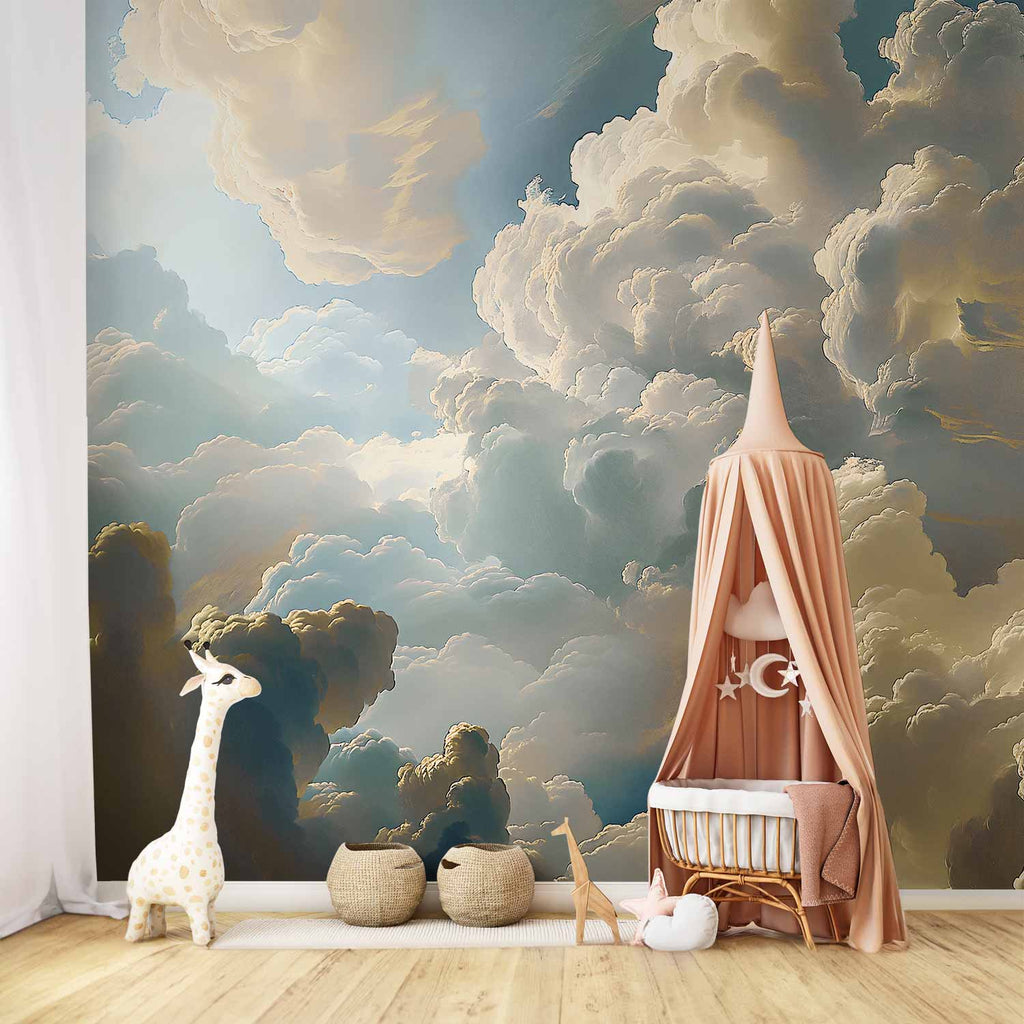 Wall Mural Sun and Shadows - Nature Above the Earth