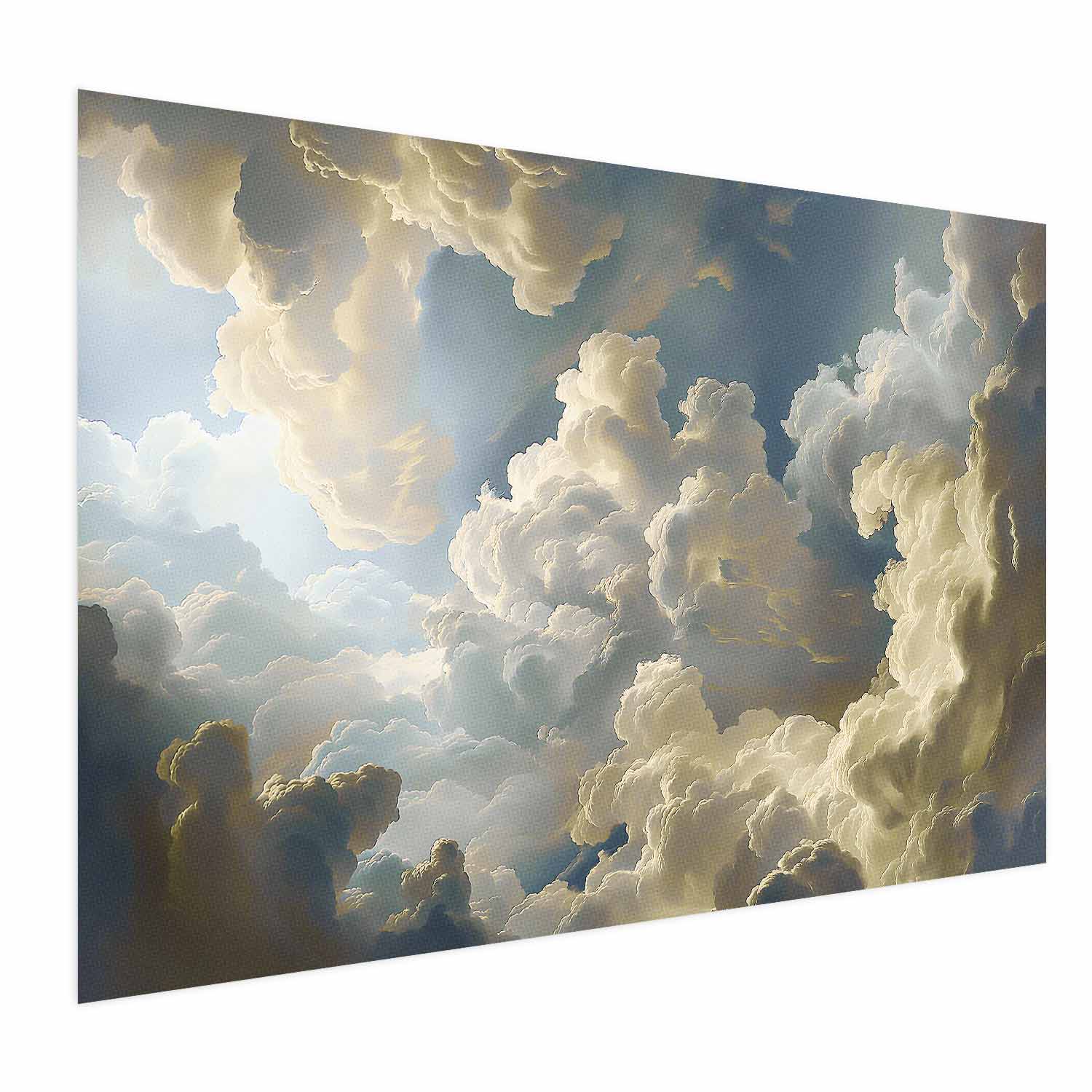 Sun and Cloud Sky Nature Poster