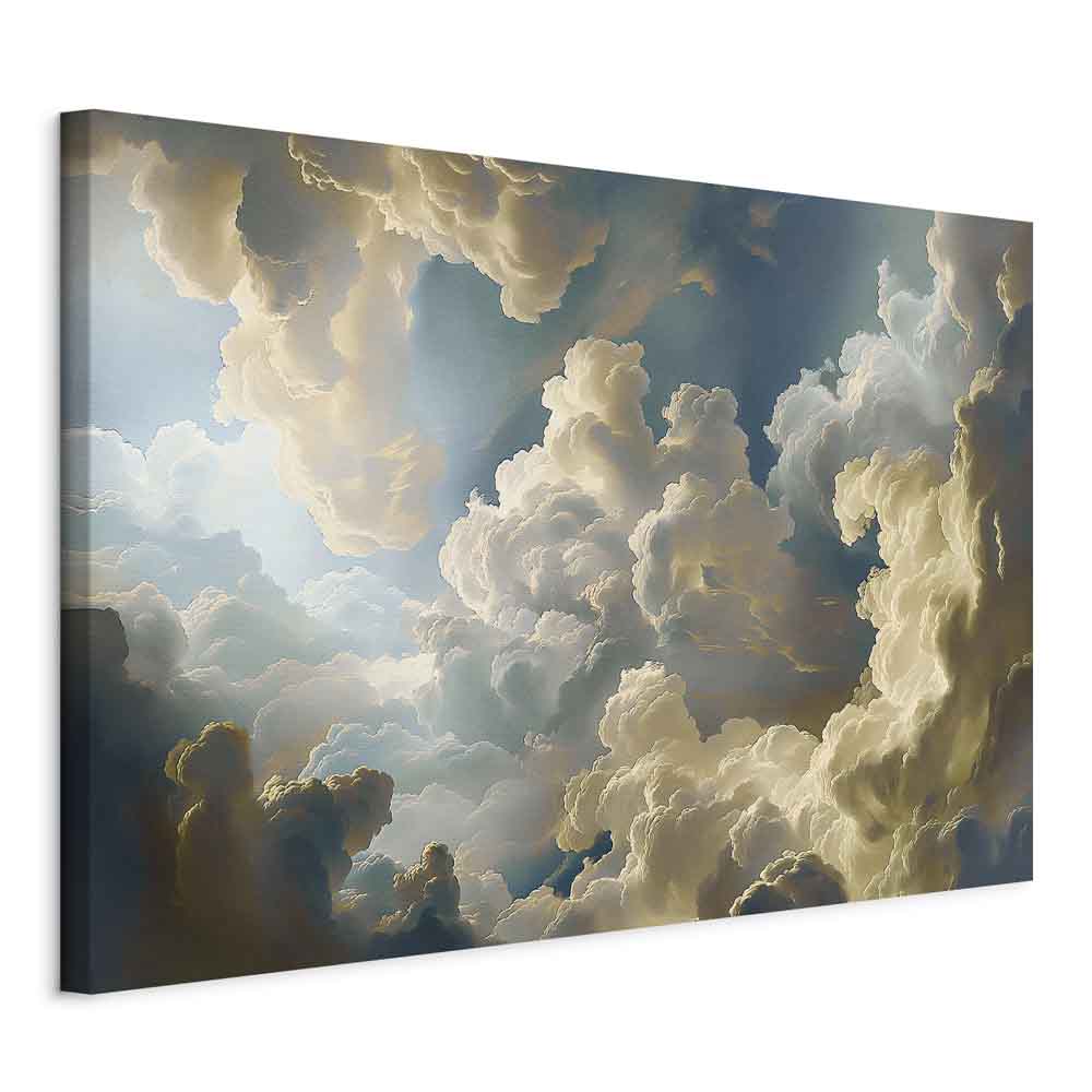 Canvas Print Sun and Shadows - Theatrical Display of Nature
