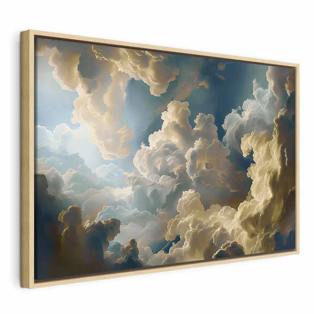 Canvas Print Sun and Shadows - Theatrical Display of Nature