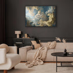 Canvas Print Sun and Shadows - Theatrical Display of Nature