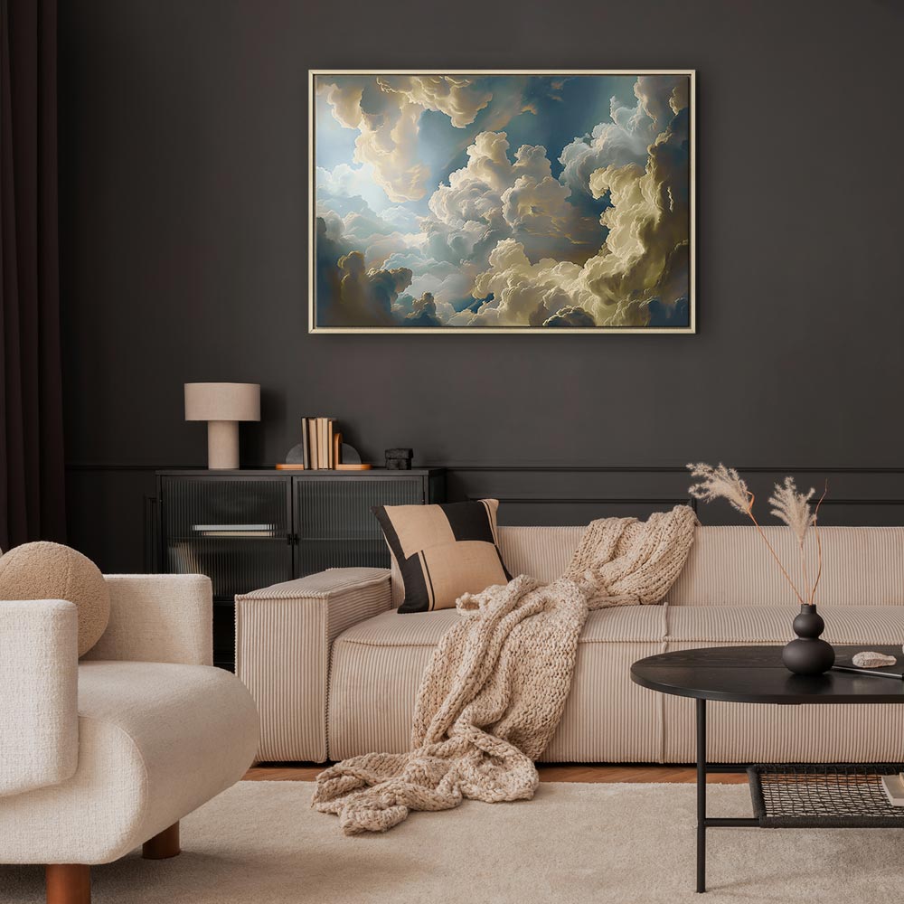 Canvas Print Sun and Shadows - Theatrical Display of Nature