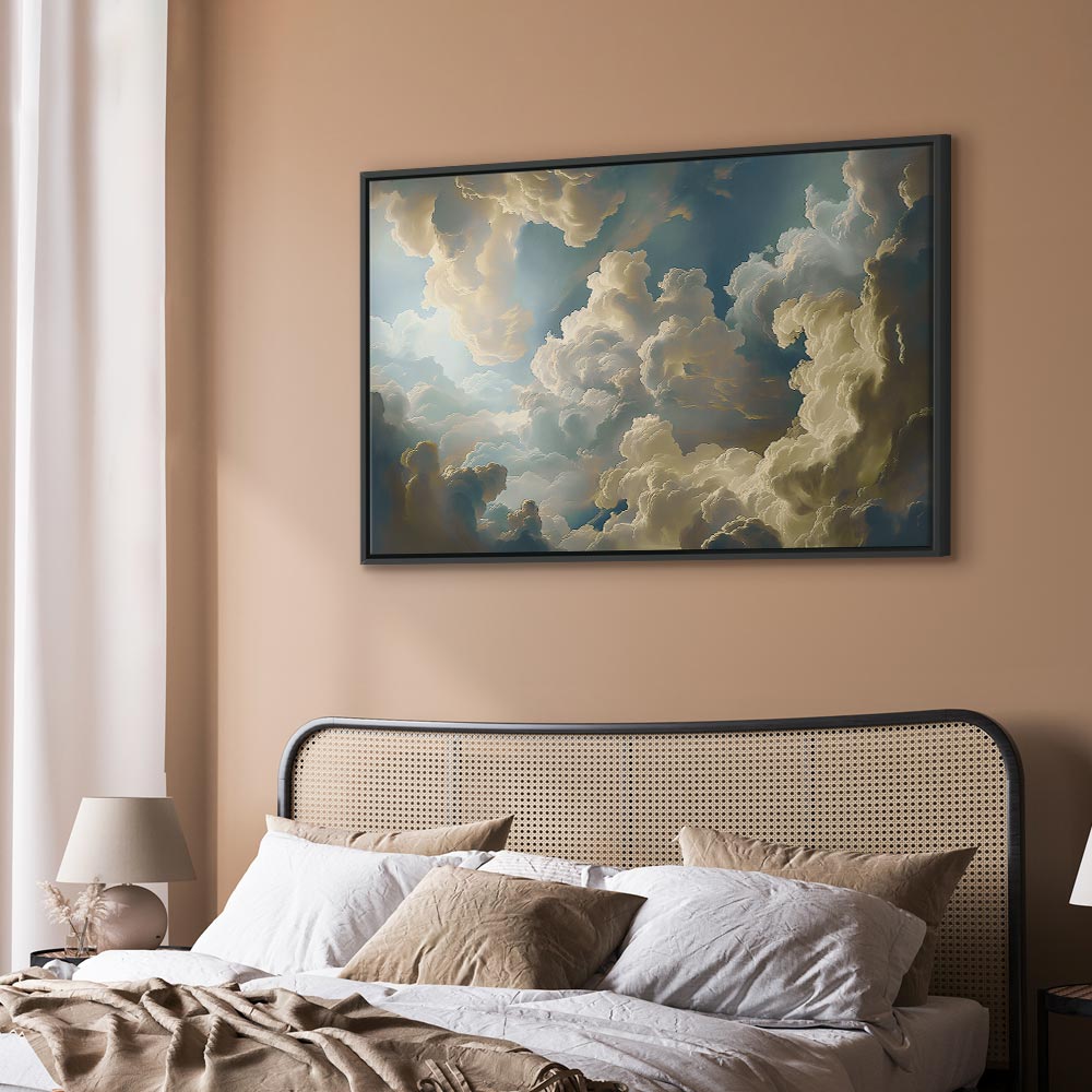 Canvas Print Sun and Shadows - Theatrical Display of Nature