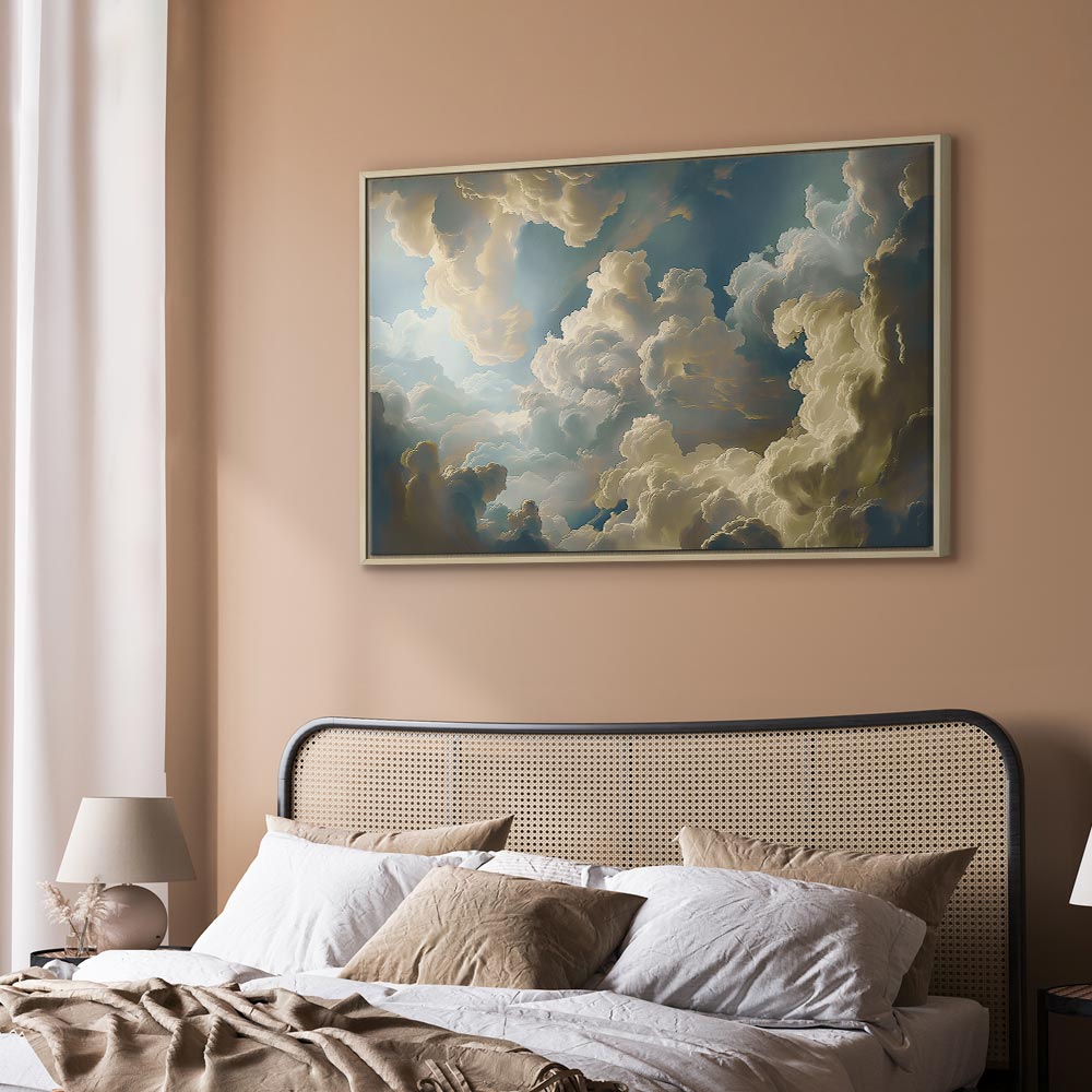 Canvas Print Sun and Shadows - Theatrical Display of Nature