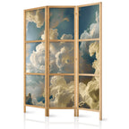 Japanese Room Divider - Sun and Shadows: A Theatrical Display of Nature