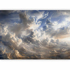 Wall Mural Golden Reflections on Clouds Foretelling Dusk