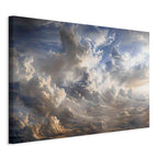 Canvas Print - Golden Reflections on Clouds Foretelling Dusk