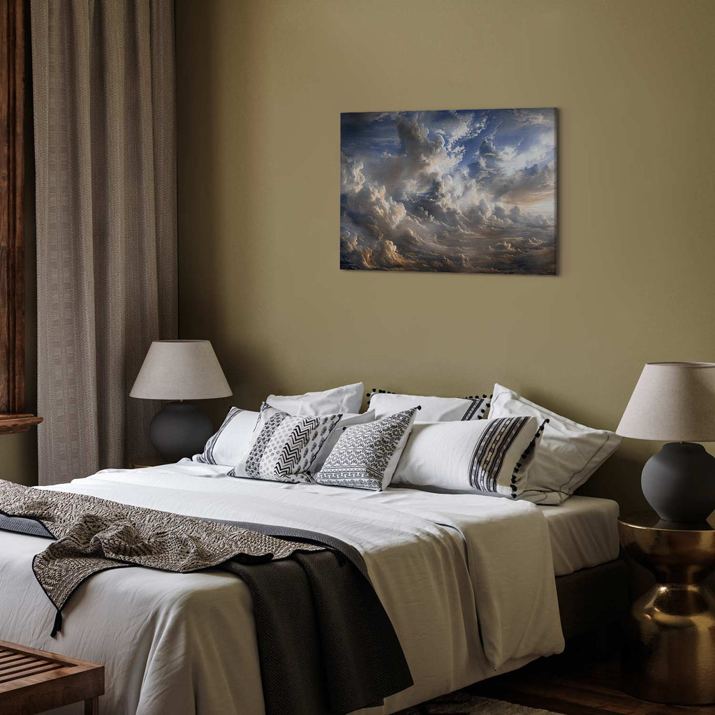 Golden Cloudscape Dusk Canvas Print