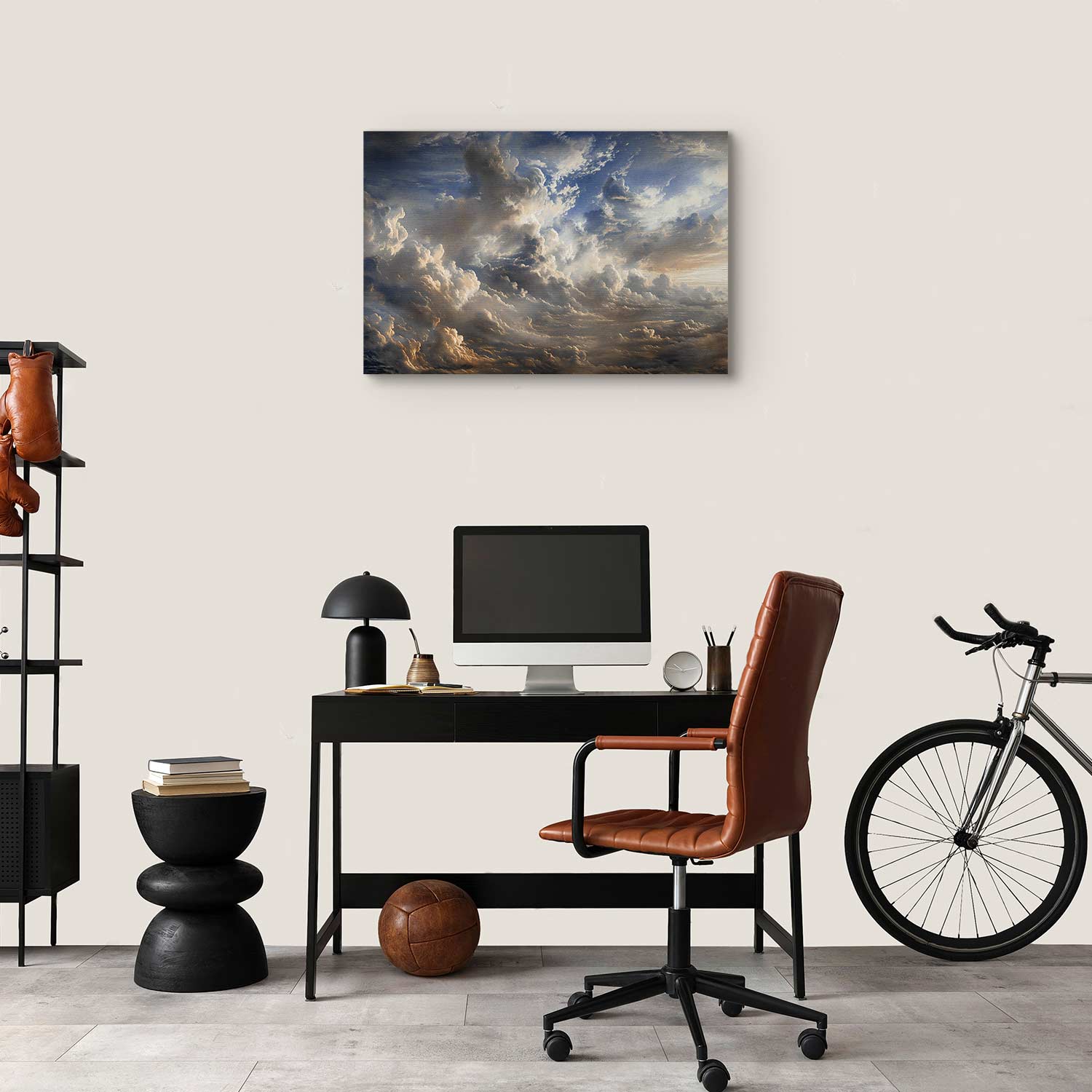 Golden Cloudscape Dusk Canvas Print