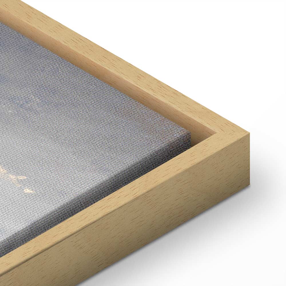 Canvas Print - Golden Reflections on Clouds Foretelling Dusk