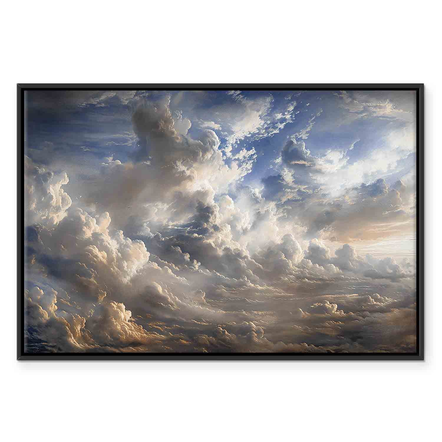 Golden Cloudscape Dusk Canvas Print