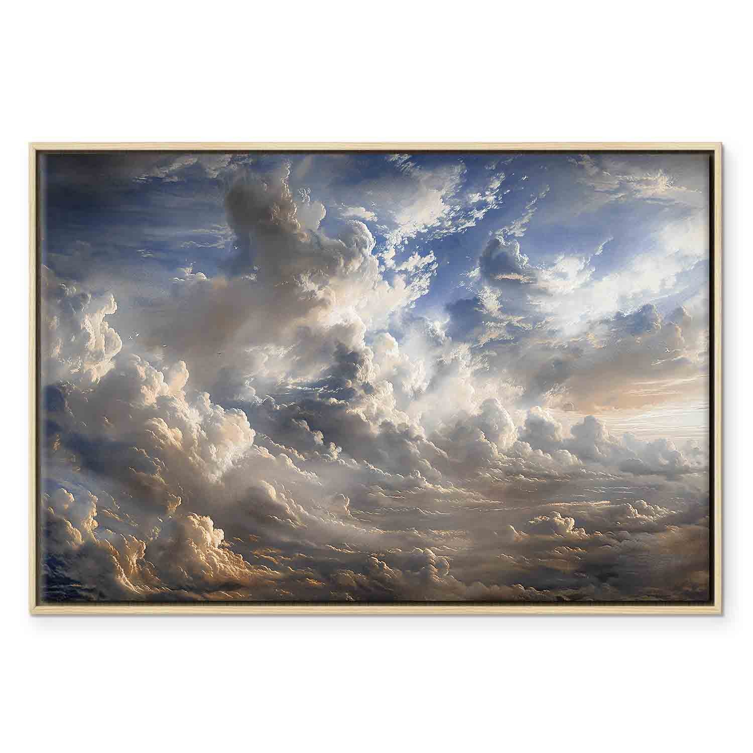 Golden Cloudscape Dusk Canvas Print