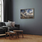 Canvas Print - Golden Reflections on Clouds Foretelling Dusk