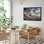 Canvas Print - Golden Reflections on Clouds Foretelling Dusk