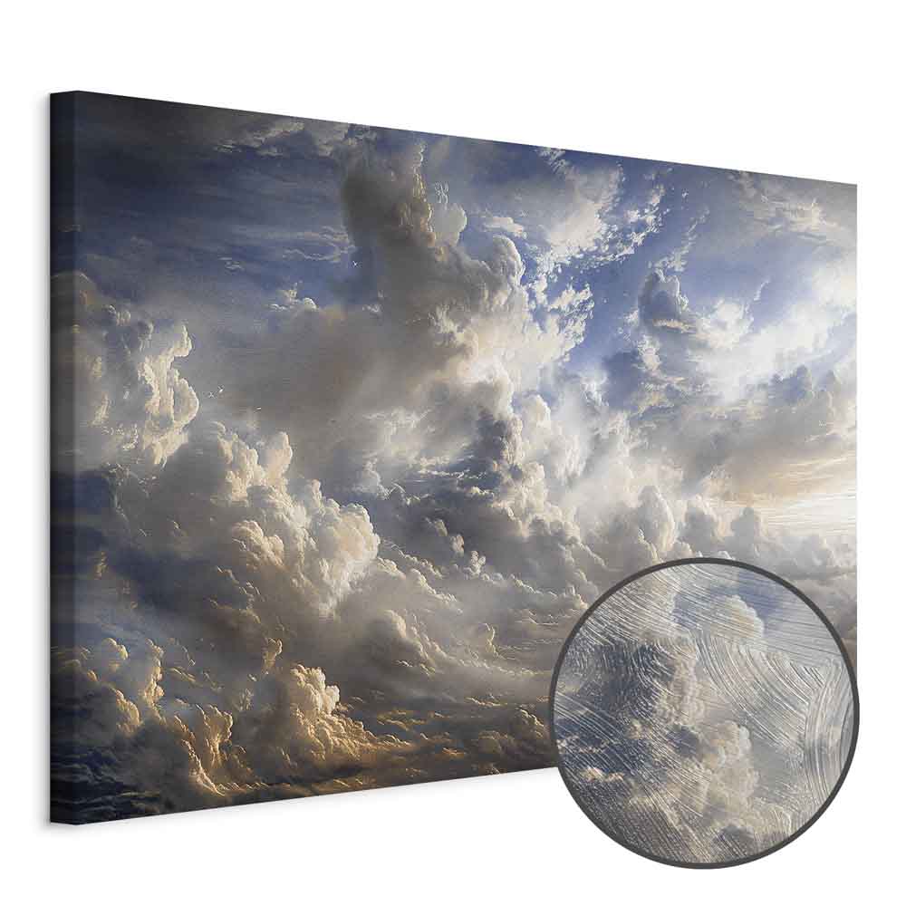 Golden Cloudscape Dusk Canvas Print
