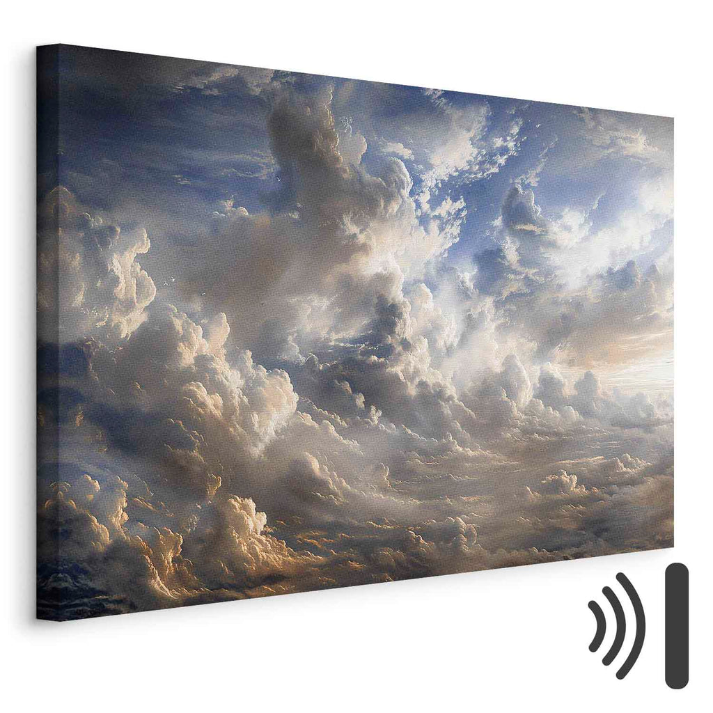 Golden Cloudscape Dusk Canvas Print