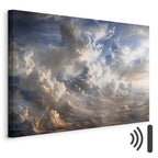 Golden Cloudscape Dusk Canvas Print