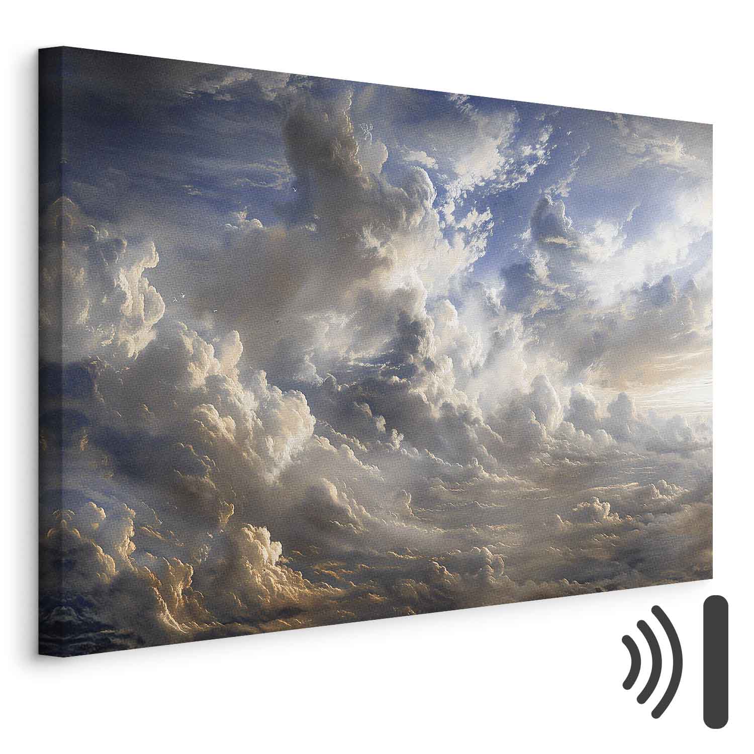 Golden Cloudscape Dusk Canvas Print