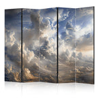 Room Divider with Golden Reflections on Clouds