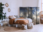 Room Divider with Golden Reflections on Clouds