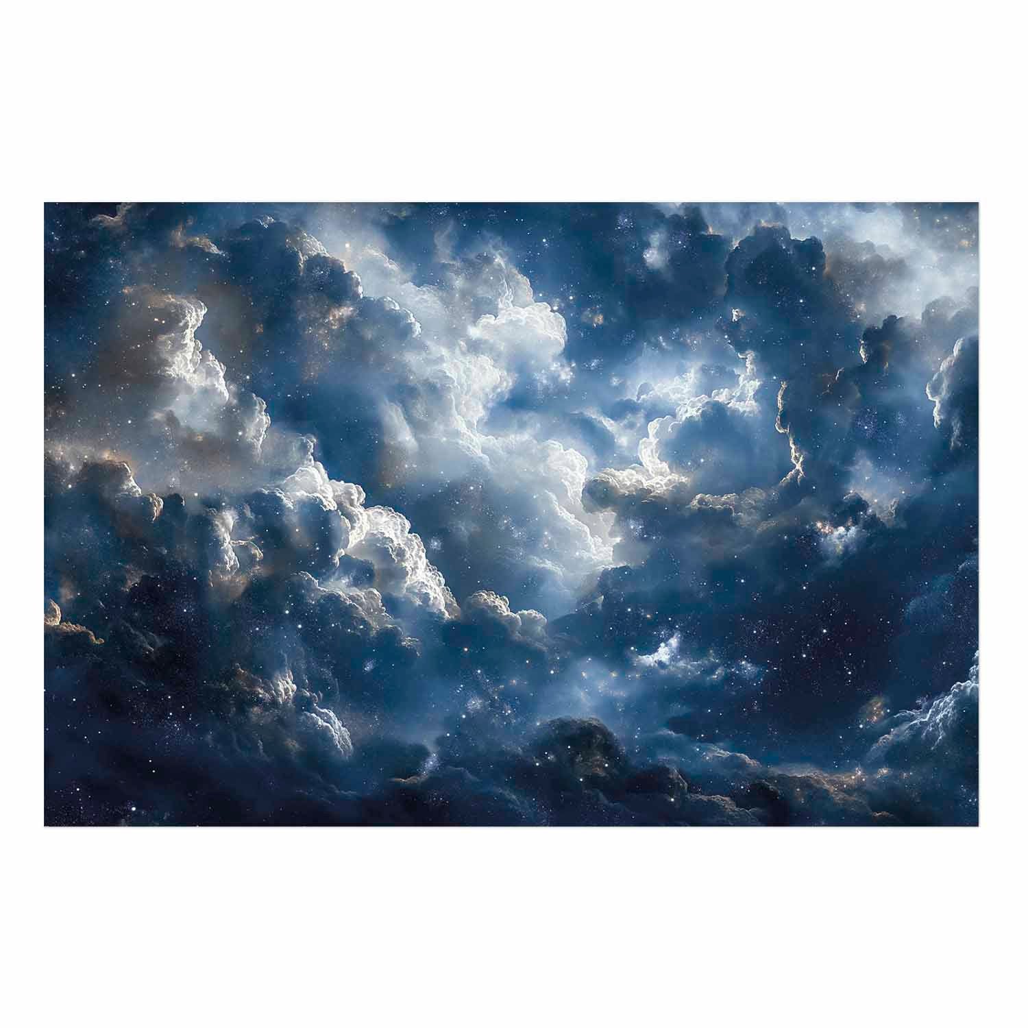 Clouds and Stars Astronomical Space Poster