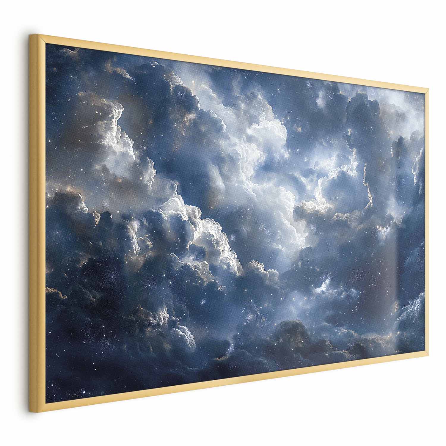 Clouds and Stars Astronomical Space Poster