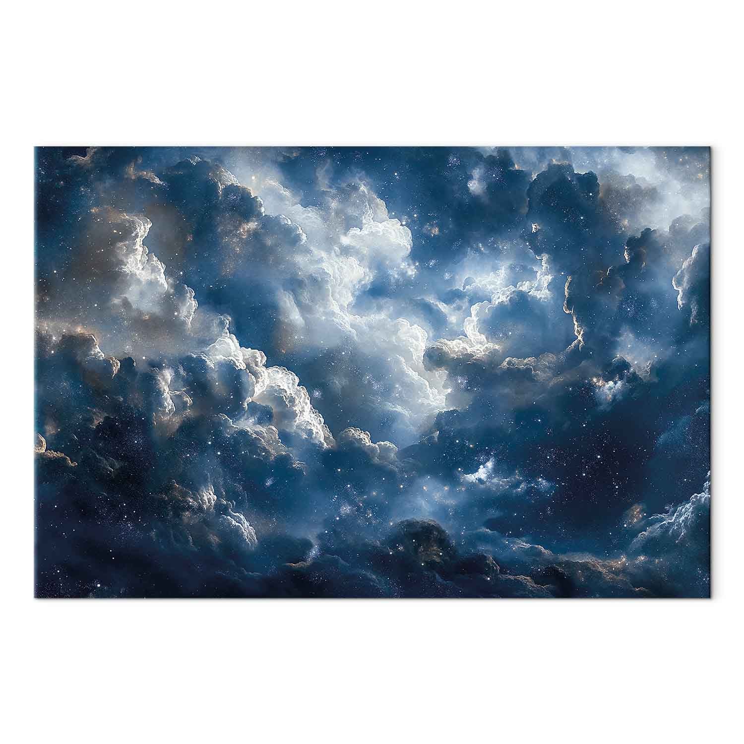 Clouds and Stars Space Canvas Print
